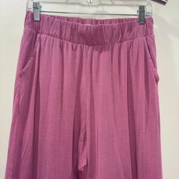 Pact Organic Cotton Wide-Leg Pants – Plum Purple – Size Medium - Picture 3 of 14